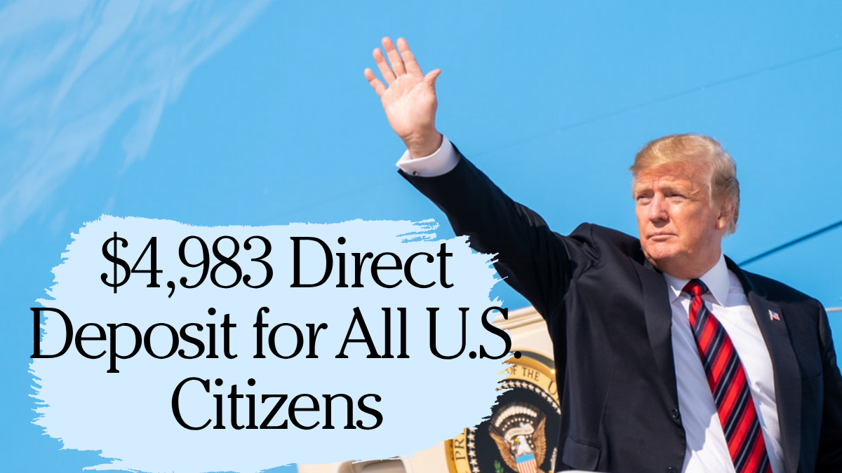 Direct transfer stimulus to all US citizens